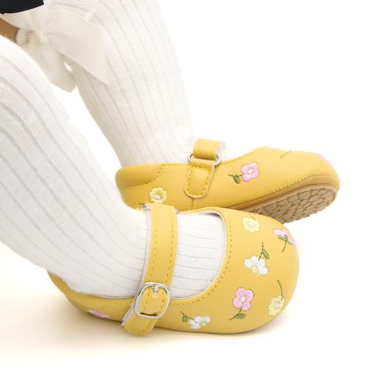 Baby Flower Embroidered Shoes - image 18