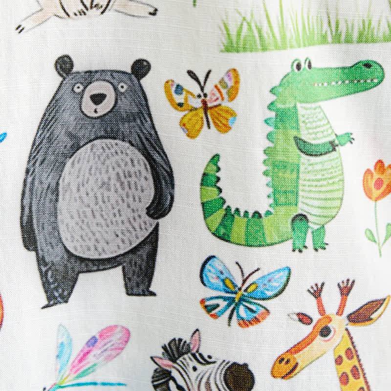 Toddler Boys Animals Print Shirt and Shorts 2-piece Set - image 9