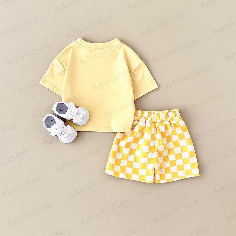 Baby 2-Piece Soft Checkerboard Sweatsuit Set - image 21