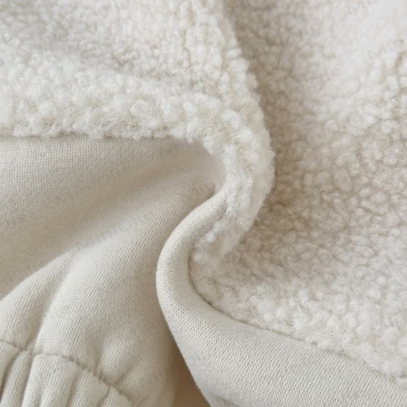 Baby Girls Beige 2-piece Fleece Set - image 8