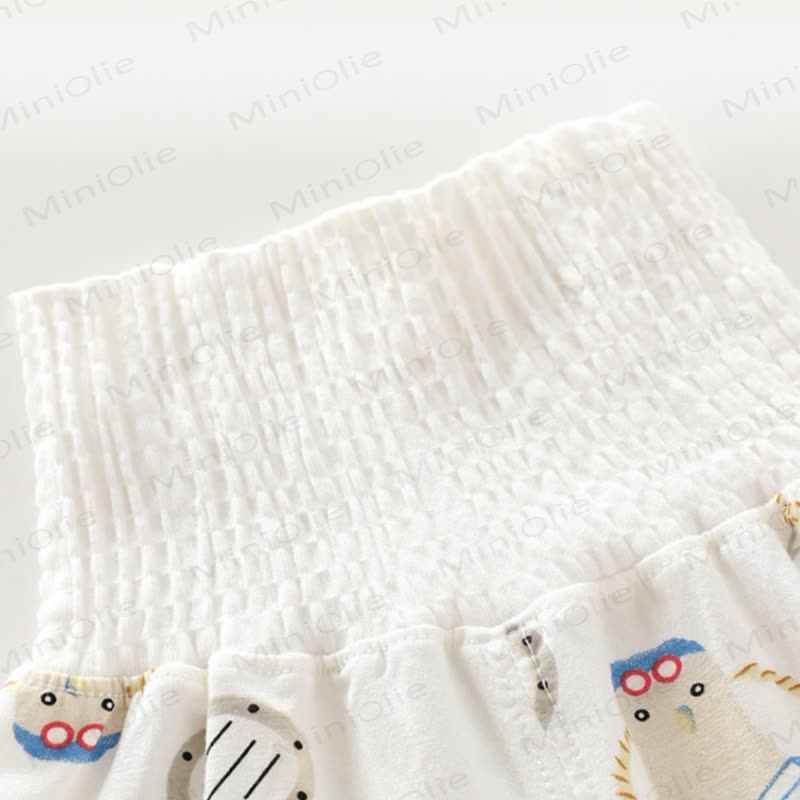 Baby White Seagull Captain Summer Pajamas 2-piece Set - image 4