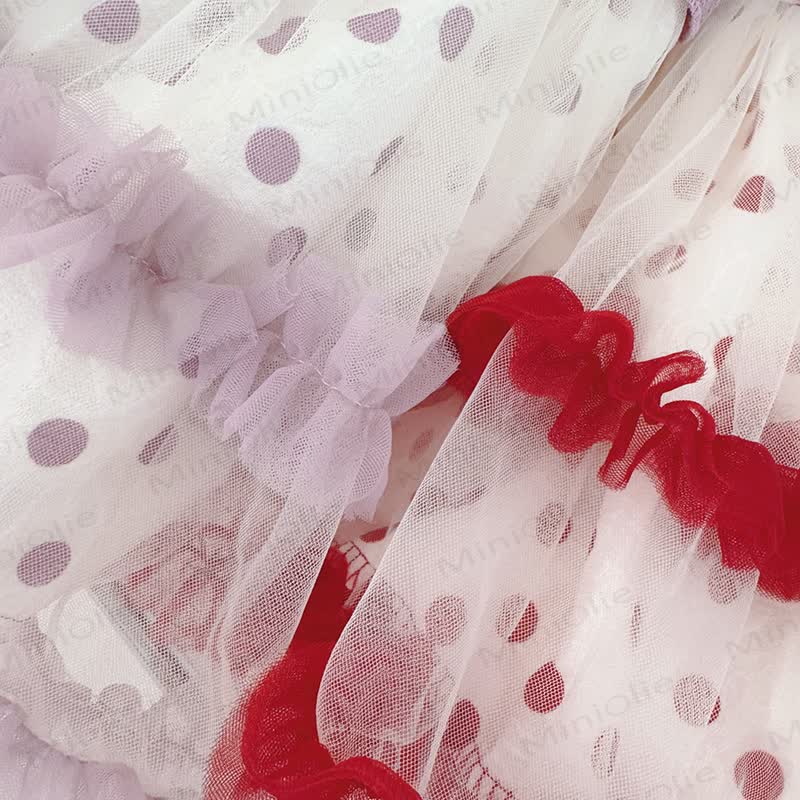 Baby Toddler Girl Tulip Dot Mesh Dress - image 7