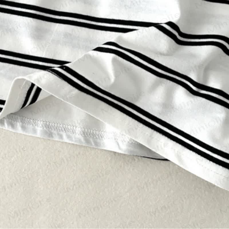Toddler Striped Embroidered Crewneck T-Shirt - image 10