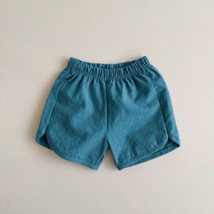 Baby Toddler Soft Shorts - Blue - 3-4T - image 10
