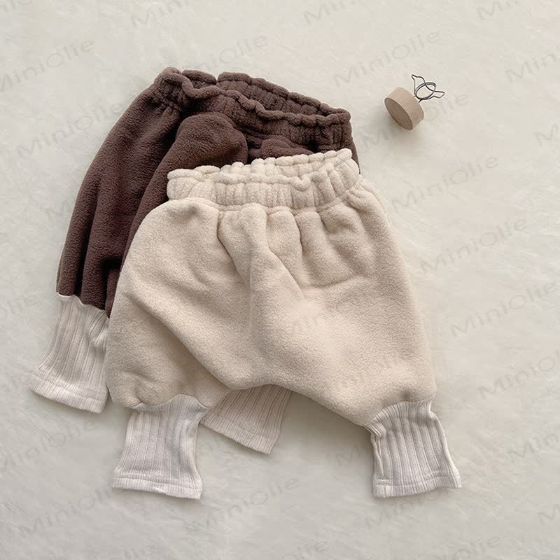 Baby Solid Color Harem 2-piece Set - image 8