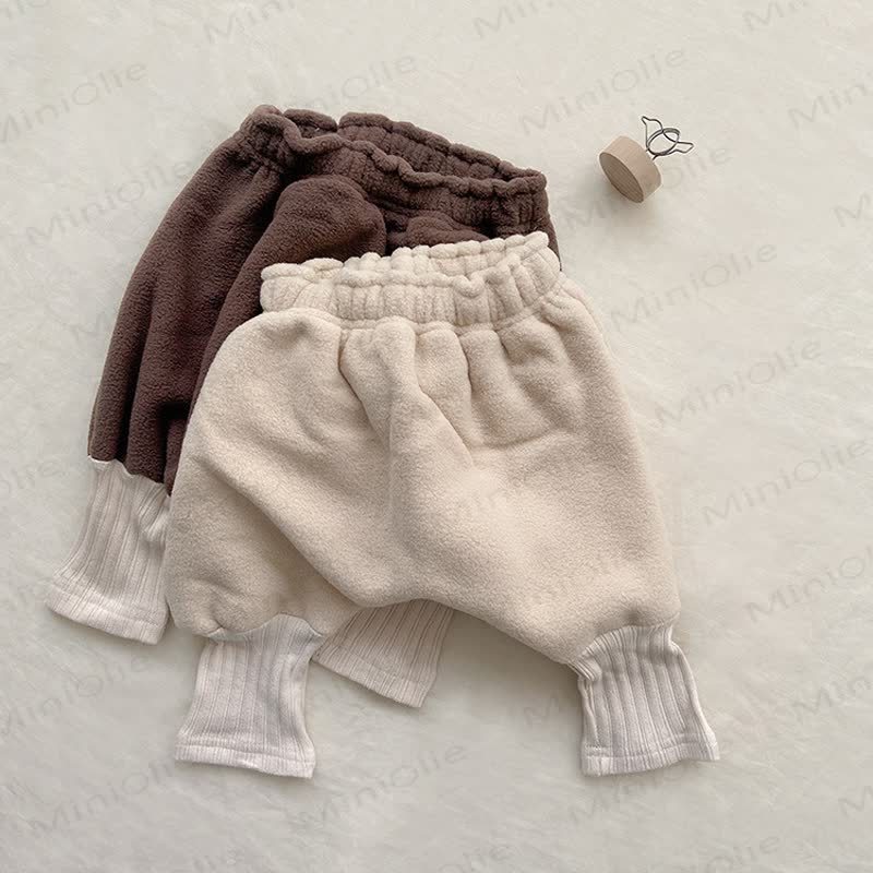 Baby Solid Color Harem 2-piece Set - image 8