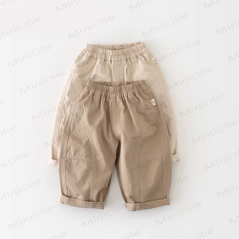 Baby Toddler Loose Solid Color Pants - image 5