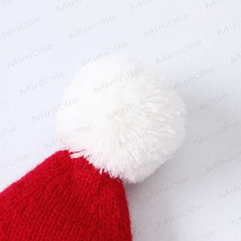Baby Christmas Pompom Beanie - image 4