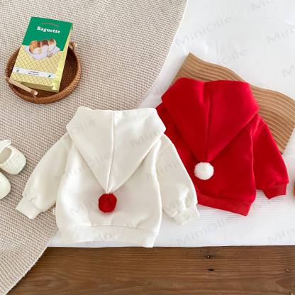 MERRY CHRISTMAS Baby Snowman Elk Santa Claus Hoodie - image 3
