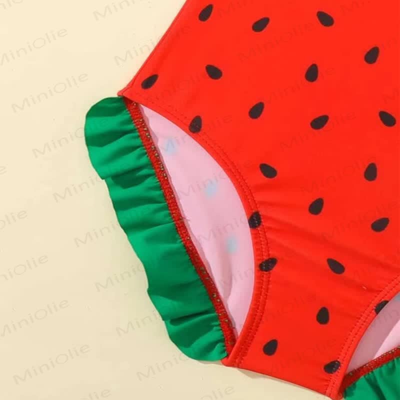 Baby Girl Suspender Watermelon Swimsuit - image 5