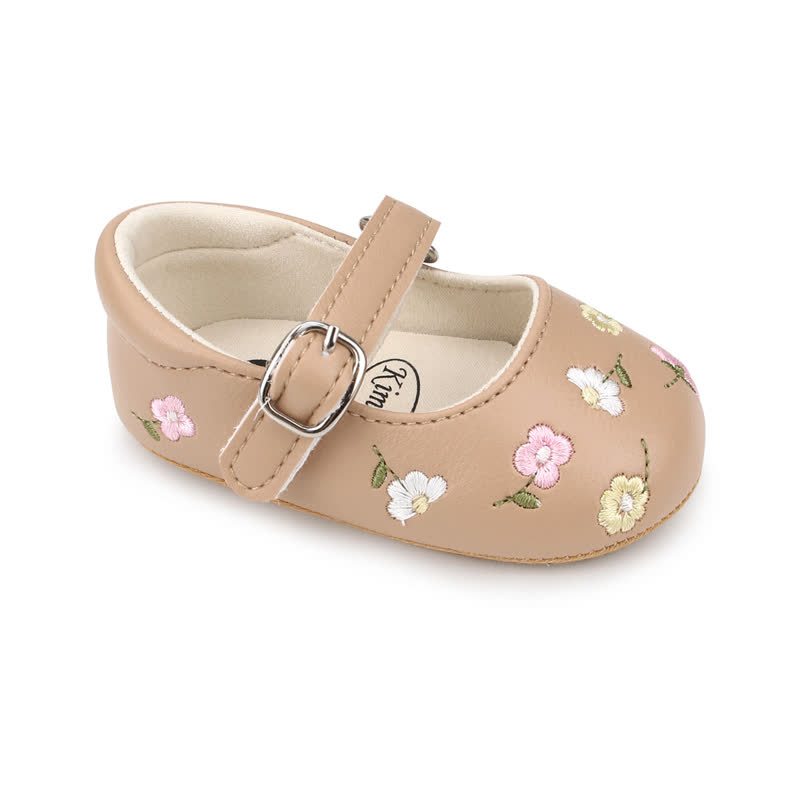 Baby Flower Embroidered Shoes - image 30