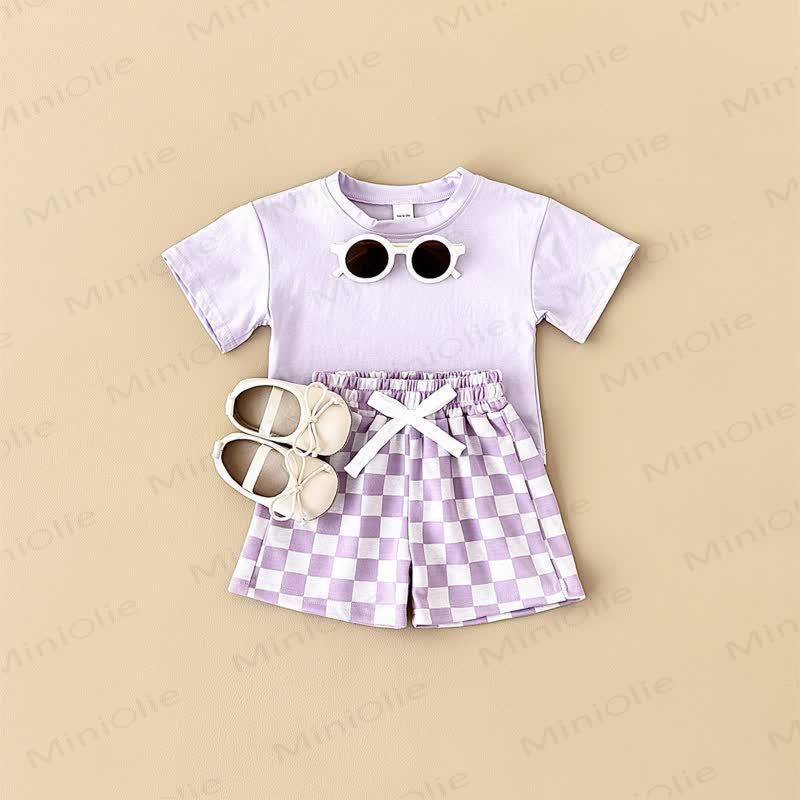 Baby 2-Piece Soft Checkerboard Sweatsuit Set - image 28