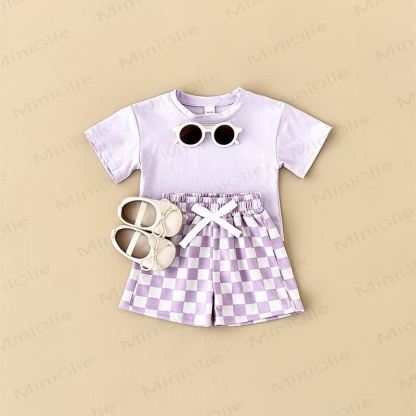 Baby 2-Piece Soft Checkerboard Sweatsuit Set - image 28