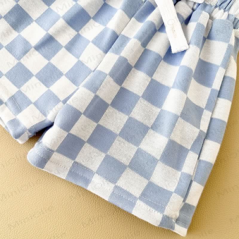 Baby 2-Piece Soft Checkerboard Sweatsuit Set - image 17