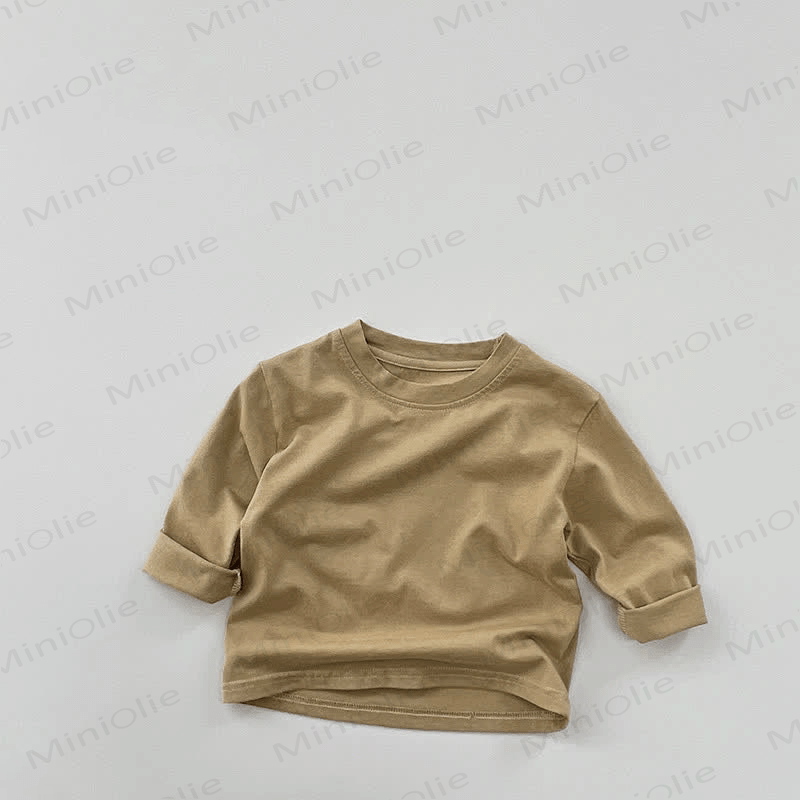 Toddler Retro Solid Color Casual T-Shirt - Dark Yellow - 7-9T - image 11 - image 12