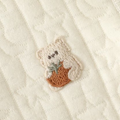 Baby Quilted Bear Snap Front Lounge 2-piece Set - image 7