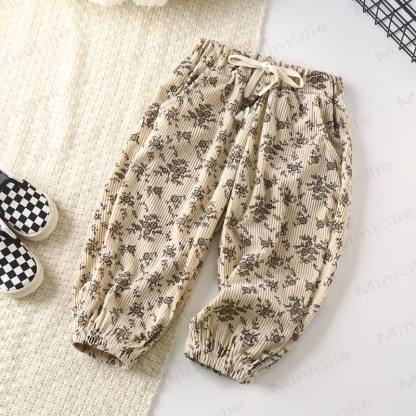 Baby Toddler Retro Corduroy Design Pants - Beige - 6-7T - image 19 - image 20