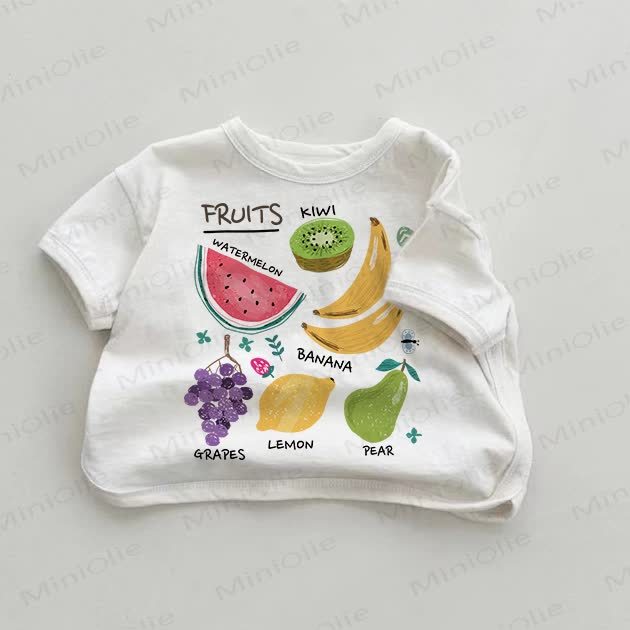 Baby Fruits Collection White T-shirt - White - 18-24M - image 1