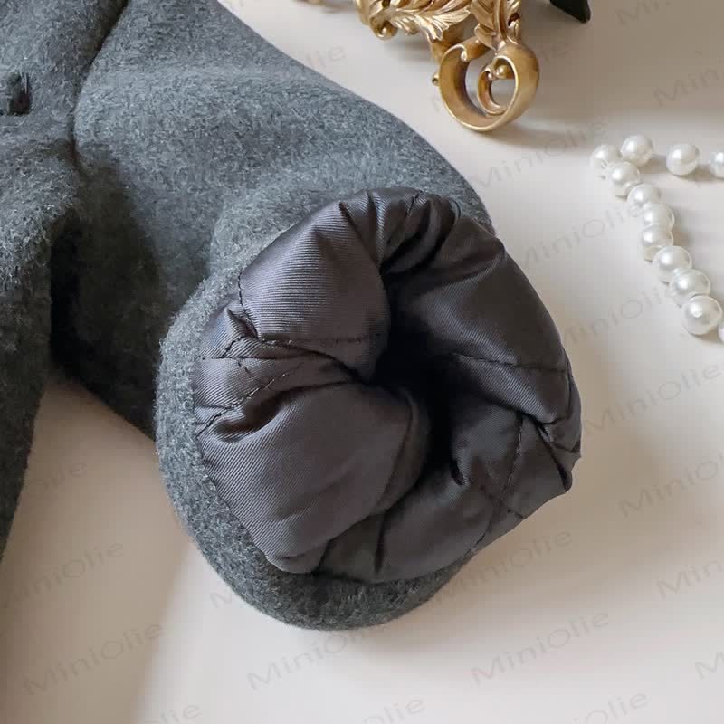 Toddler Girl Bow Plaid Sleeveless Dress & Grey Outerwear - image 16