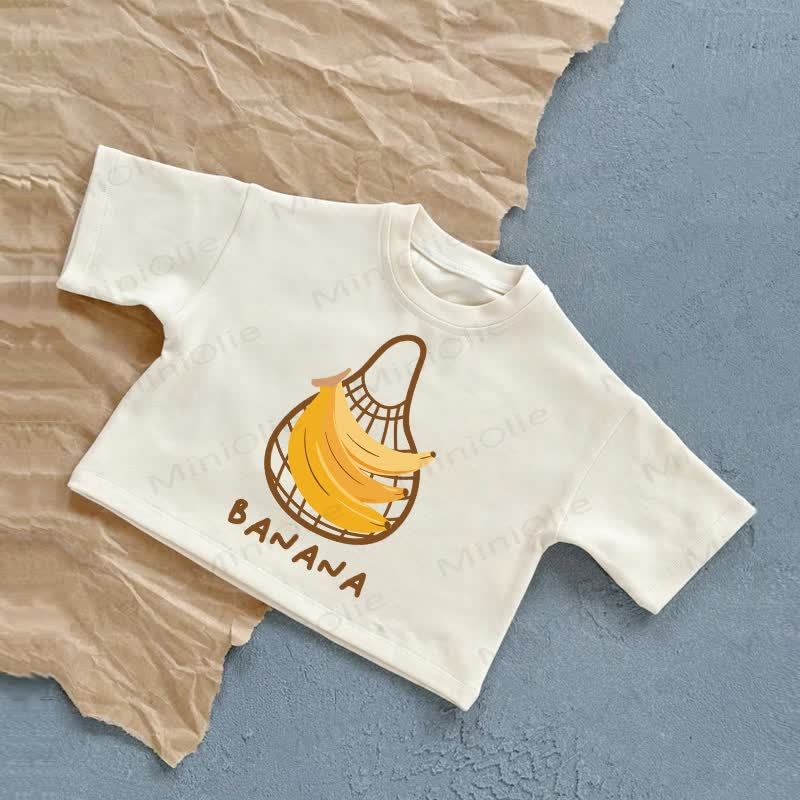 BANANA Baby White Summer Casual T-Shirt - White - 2-3T - image 1