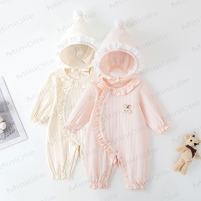 Baby Bunny Romper with Hat - image 12