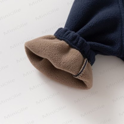 Toddler Polar Fleece Stand Collar Outerwear - image 5