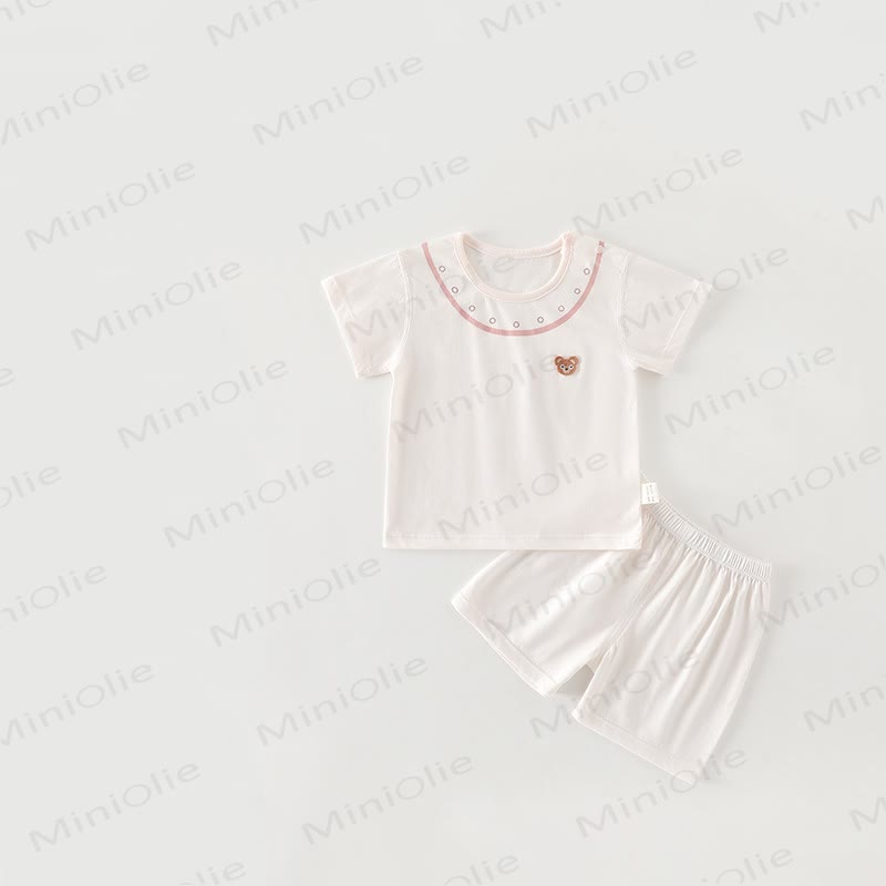 Baby Bear Print and Shorts 2-Piece Set - Pink - 2-3T - image 4