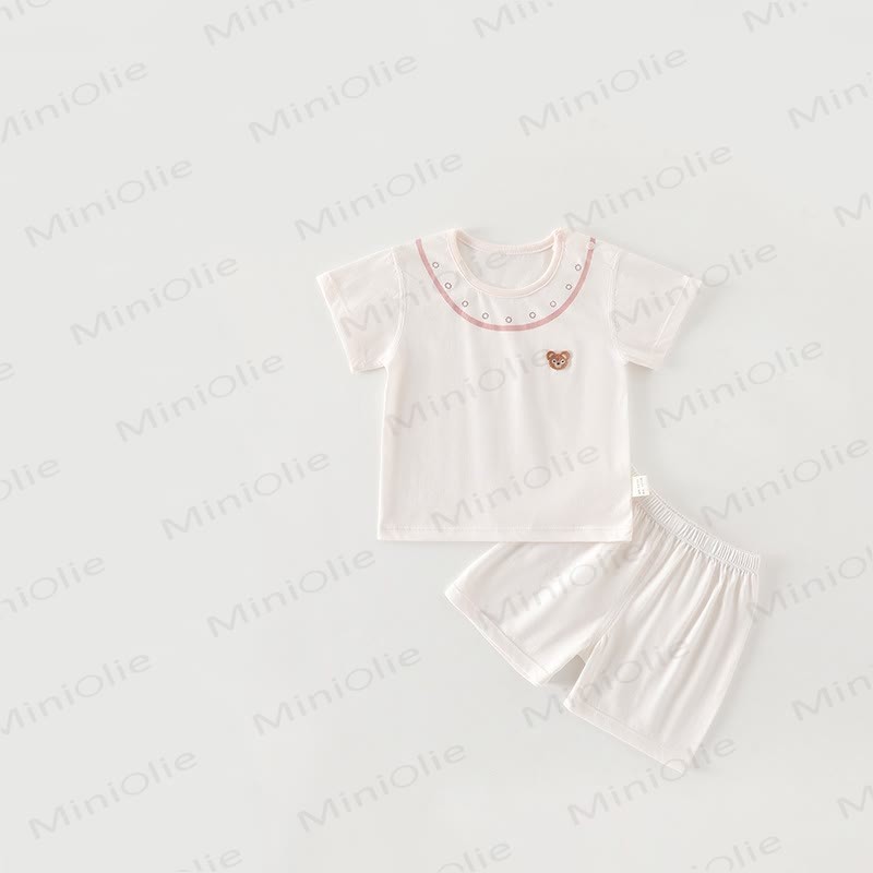Baby Bear Print and Shorts 2-Piece Set - Pink - 2-3T - image 4