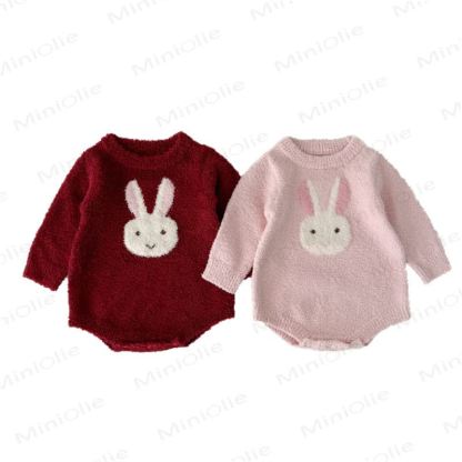 Baby Bunny Fleece Bodysuit - image 7