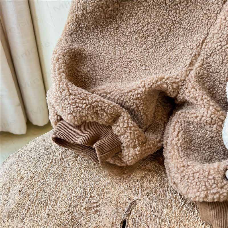 Baby Toddler Girl Fleece Overalls - image 13