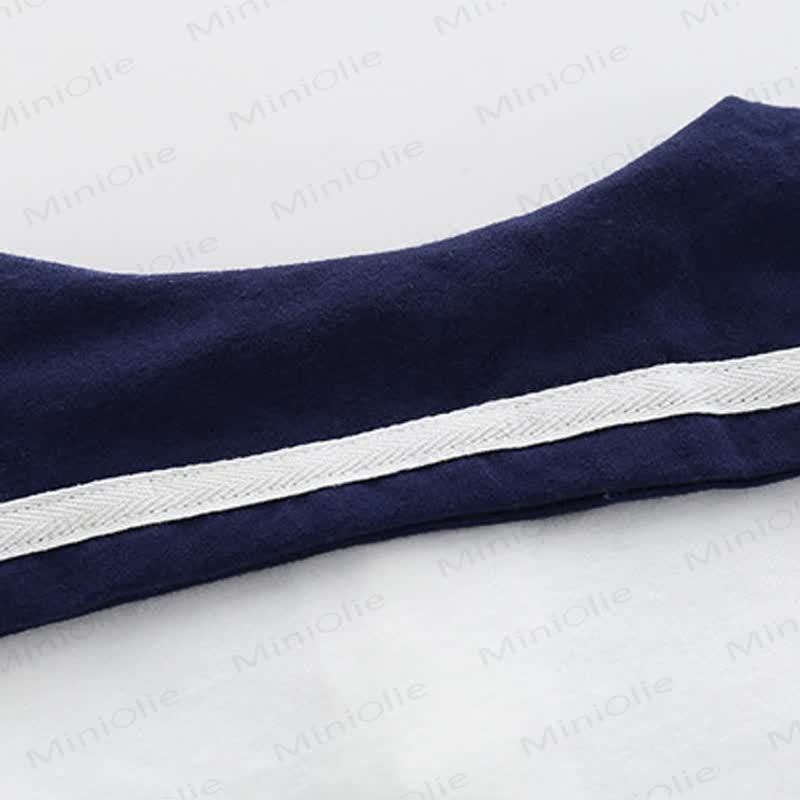 Toddler Baby Classic Nautical Sailor Collar Top and Shorts 2-piece Set - image 8
