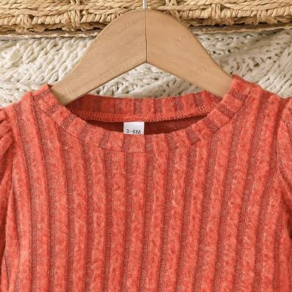 Baby Girl Solid Color 2-piece Set - image 5