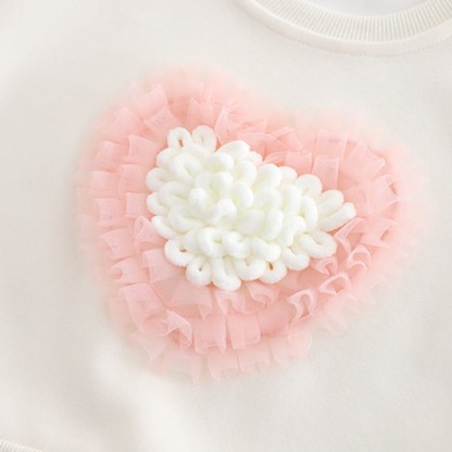 Baby Toddler Girl Love Sweater/Denim Pants 2-Piece Set - image 8