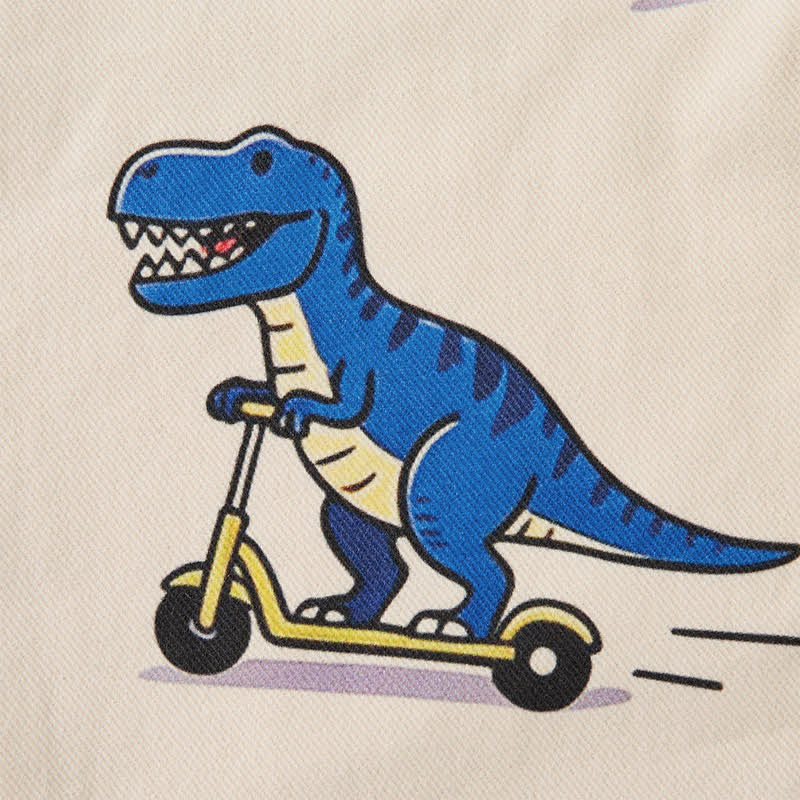 Baby Toddler Dino Print Overalls  - image 8