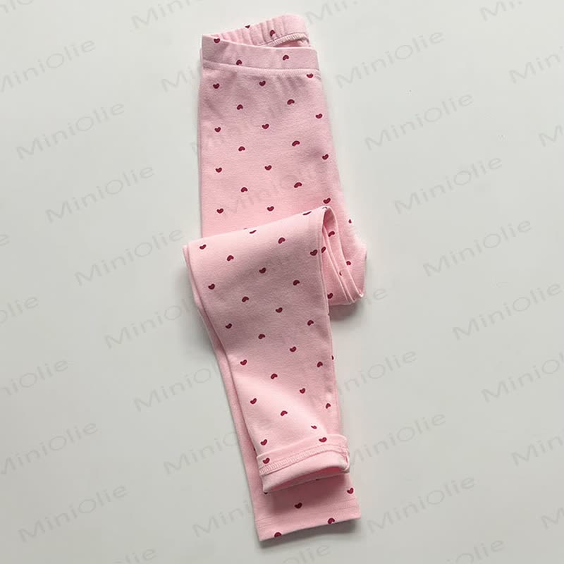 Toddler Kid Girl Leggings - Pink Love - 14Y - image 3