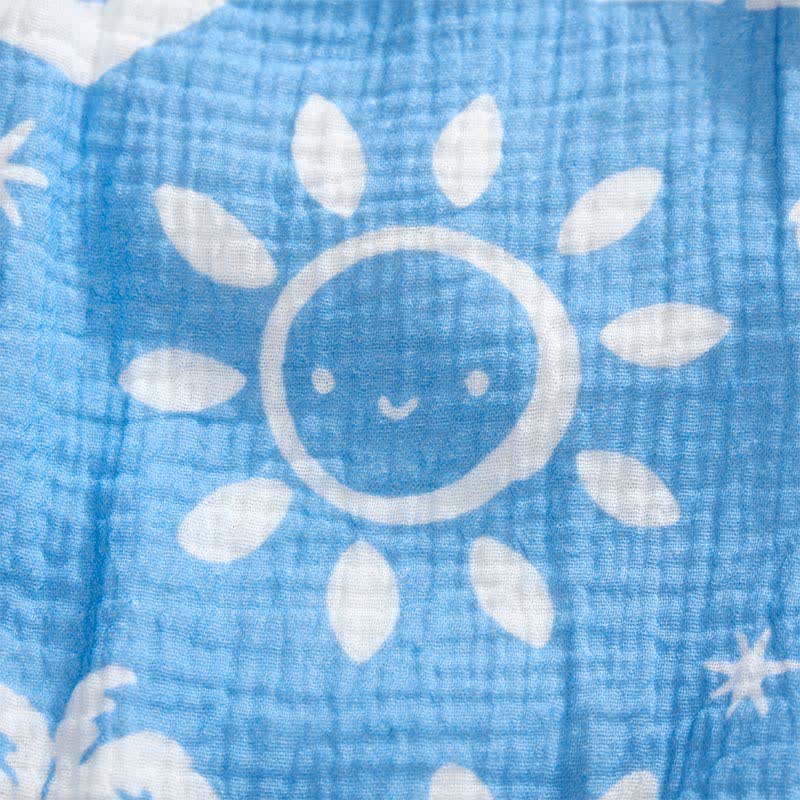 Baby Marine Print Romper with Hat - image 6