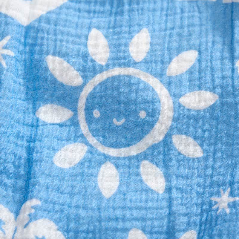 Baby Marine Print Romper with Hat - image 6