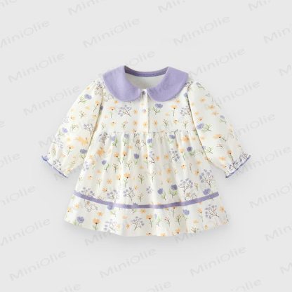 Baby Toddler Girl Flower Animal Dress - Purple Flower - 8Y - image 6