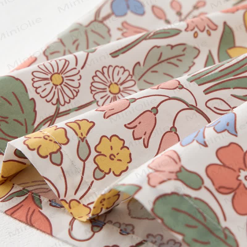 Baby Toddler Spring Flowers Sleeveless 2-piece Set - image 6