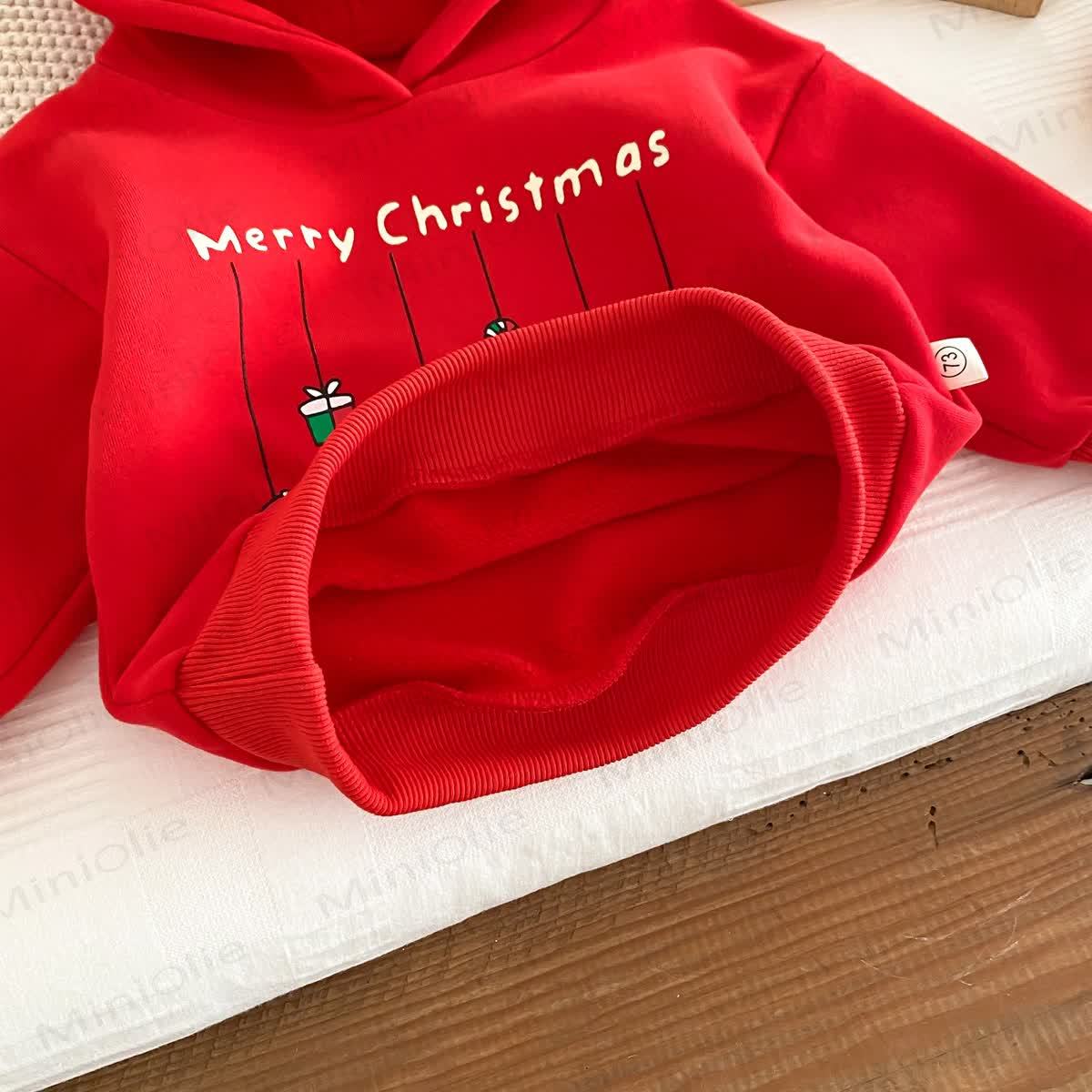 MERRY CHRISTMAS Baby Snowman Elk Santa Claus Hoodie - image 14