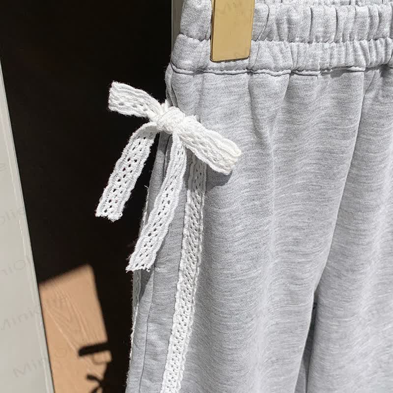 Toddler Kid Girl Bow Loose Pants - image 9