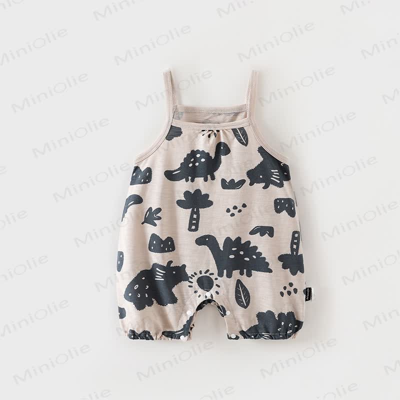 Baby Animal Print Romper - Grey - 3-4T - image 10