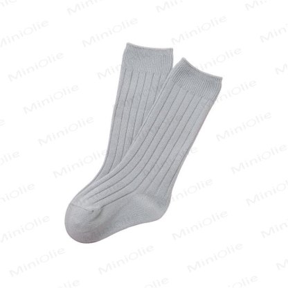 Baby Toddler Solid Color Socks - Light Blue - 3-5T - image 11