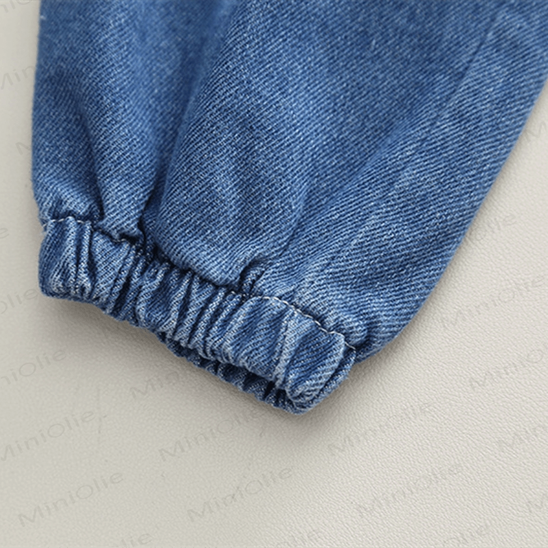 Toddler 2-Piece Zipper Denim Cool Set - image 12