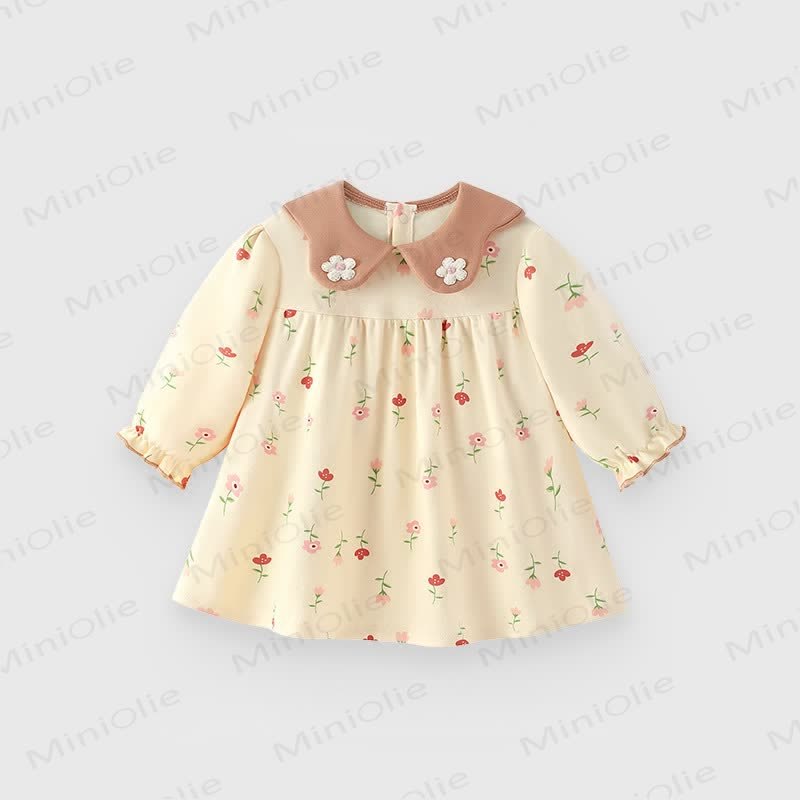 Baby Toddler Girl Flower Animal Dress - Yellow Flower - 8Y - image 4