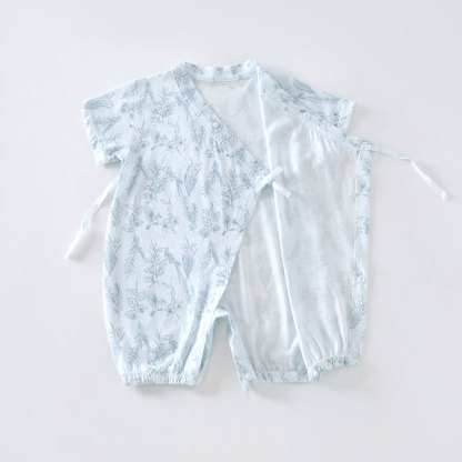 Baby Birds and Flowers Kimono Romper - image 5