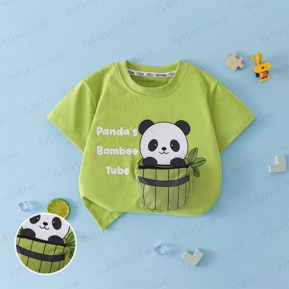 Toddler Animal Print Pocket T-Shirt - Green - 8-9T - image 6