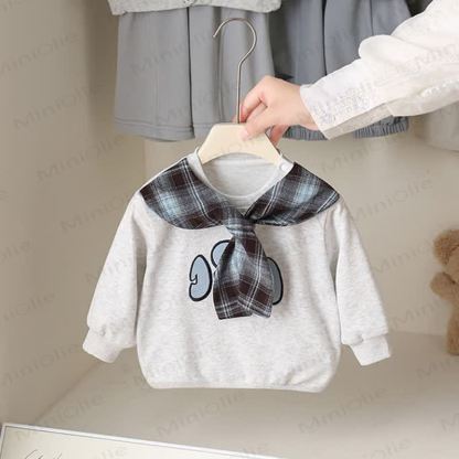 Baby Plaid Light Grey 2-piece Set - image 5