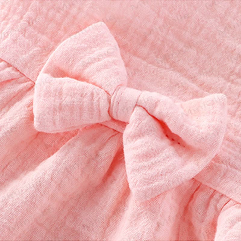 Toddler Girl Cotton Ruffle Solid Color Tank Top and Shorts Set  - image 7