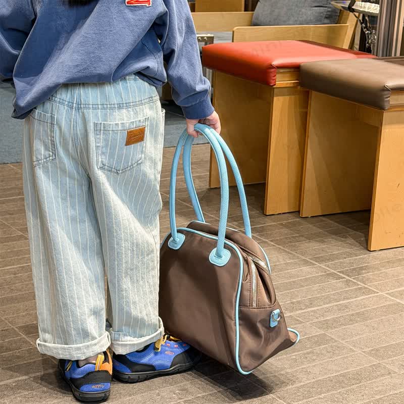 Baby Toddler Denim Striped Pants - image 5